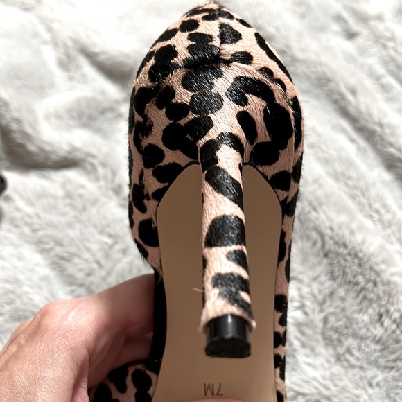 Nine West Beautiful, pink and black leopard shoes - Picture 5 of 7